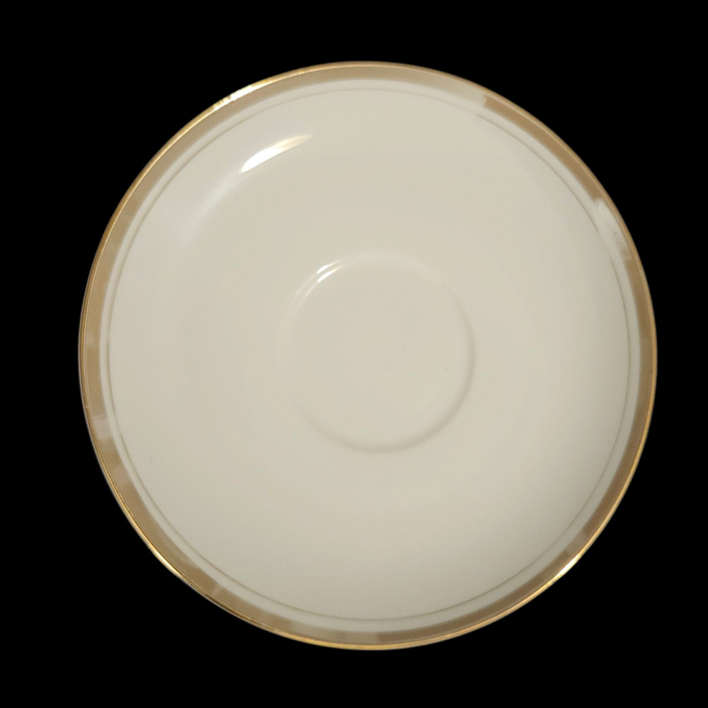 Royalton China Co Japan Fine China Gold Rim Saucers Set of 4